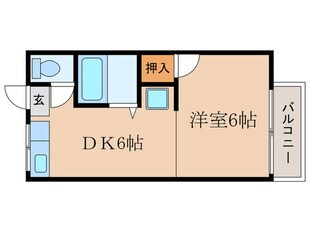 ジュネスナゴミの物件間取画像